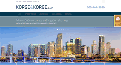 Desktop Screenshot of korgelaw.com
